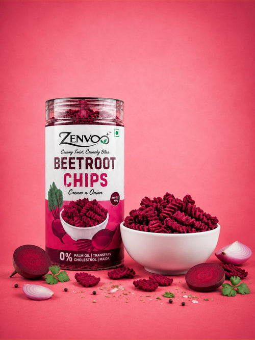 Beetroot Chips & Oats Chips Indian Masala Combo