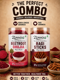 Zenvoo Beetroot Bhujia & Ragi Sticks Combo