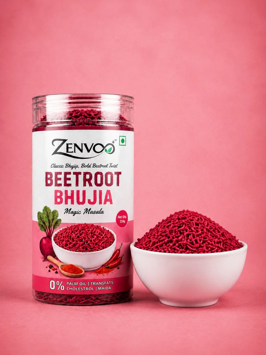 Beetroot Bhujia & Makhana Chips Combo